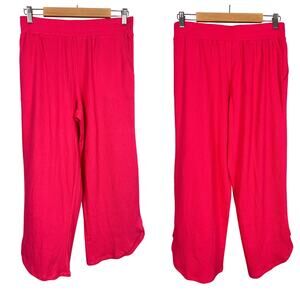 BELLE by‎ KIM GRAVEL Women S Pink Packabelle Gaucho Resort Pull On Cropped Pants